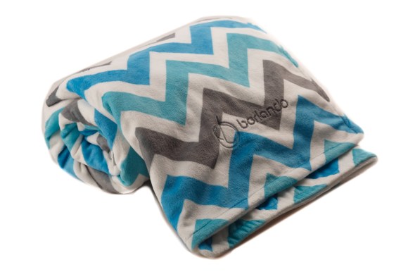 Barlando_Chevron_Boy_Baby_Blanket_Review On FixItWithFran