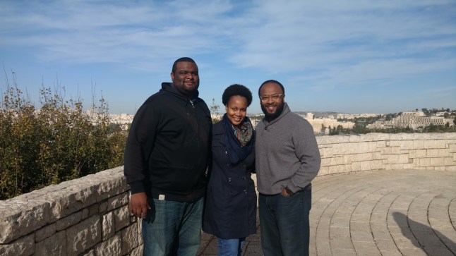 TeamBHenry with our Pastor Bishop R. C. Blakes Jr. in Jerusalem