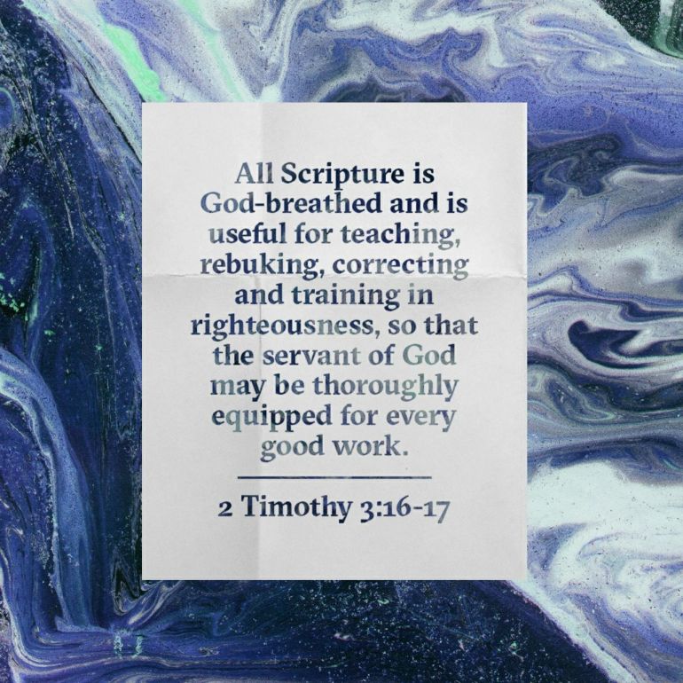 2 Timothy 3:16-17