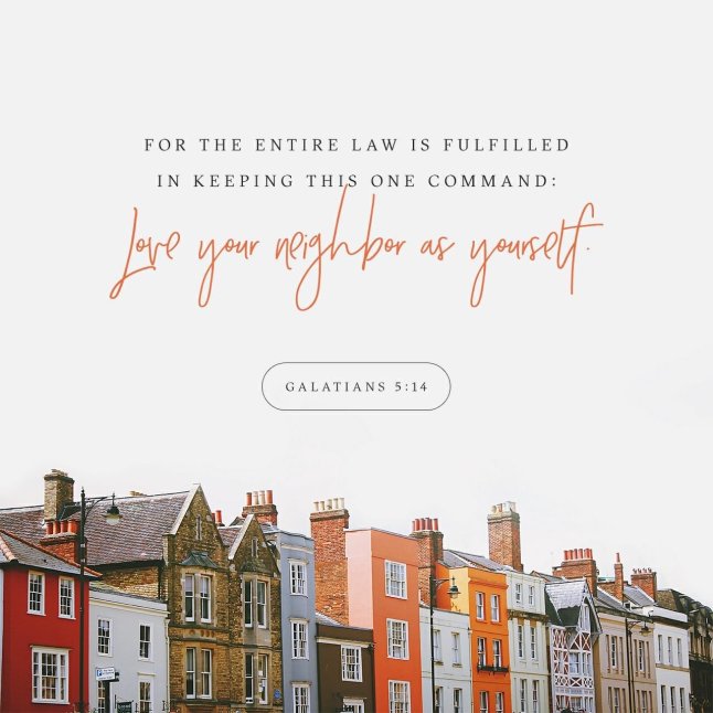 Galatians 5:14, verse of the Day, scripture on love