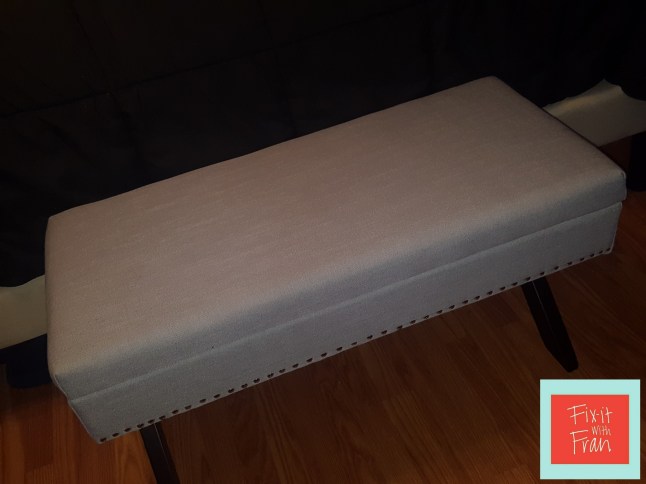 DIY Furniture Done Right on FixItWithFran.com Best Ottoman on Amazon.com