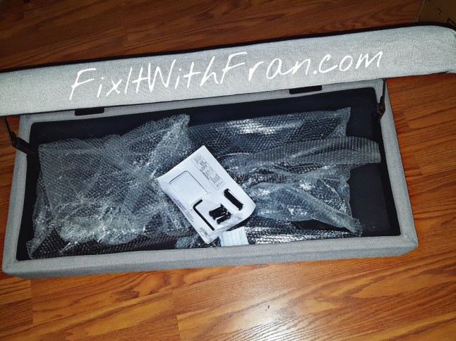 Easy to assemble ottoman on Amazon.com